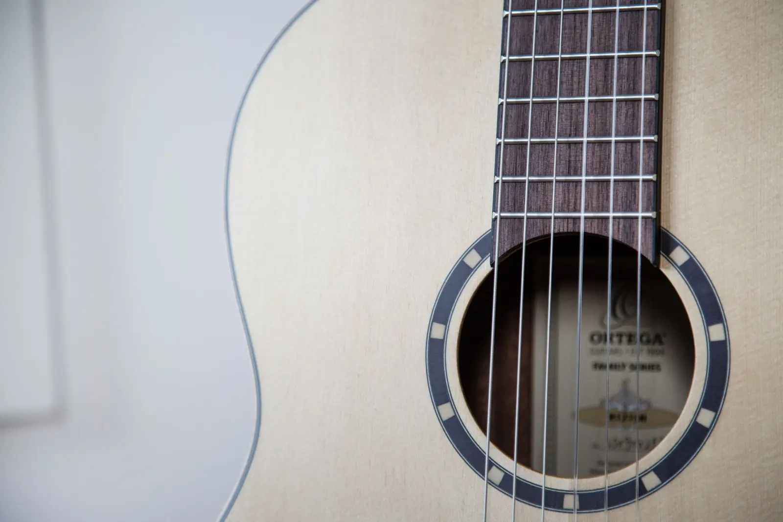 Classical guitar in a guitar lesson